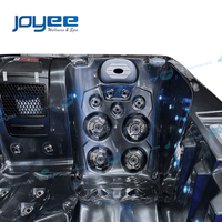 JOYEE OEM Jacuzzi 2 personnes Sex SPA Mini bonne qualité Jacuzzis modernes Whirlpool Hydro thérapie avec cascade et fontaines