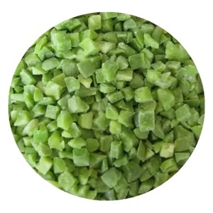 Iqf tiêu xanh thái hạt lựu đông lạnh lát xanh rau đông lạnh - Product Image 5
