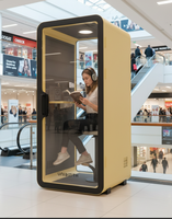 Cabine téléphonique insonorisée professionnelle de haute qualité, portable, pour bureau, OEM ODM, ignifuge, acoustique, pour le travail, l'hôpital