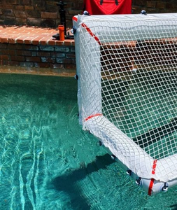 Cancha de Voleibol Acuática Inflable para Deportes Acuáticos al Aire Libre con Red y Portería de Polo para Parque Acuático - Product Image 3