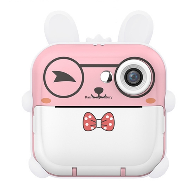 Factory Price Children's Instant Camera Printer Q5 Cute Rabbit Kids Camera 203DPI 2.4 Inch High Quality