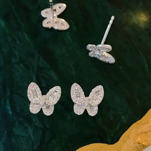 Pendientes de Mariposa con Diamantes de 0.26ct y Oro Puro de 18K Xinfly para Mujer - Product Image 1