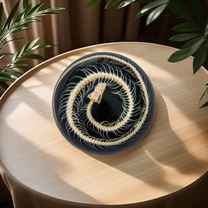 Скелет змеи из смолы таксидермический образец таксидермия реальные животные ресурсы обучение для студентов - Product Image 2