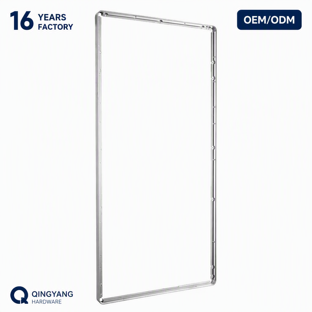 Custom CNC Machined Aluminum Precision Frame Chassis Silver for Tablet Monitor Industrial Display Panel Housing OEM