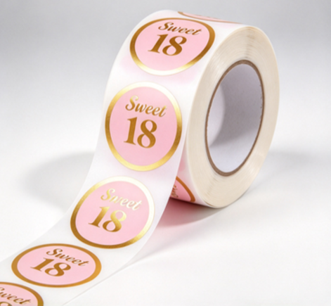 Custom Your Logo Adhesive Sticker Label Waterproof Paper Sticker for ...