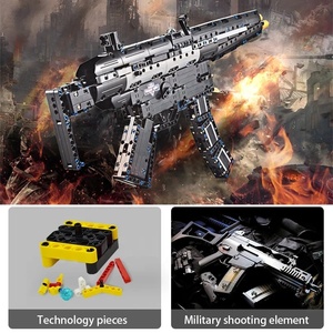C81006 Cada City Technical <span class=keywords><strong>MP5</strong></span> Gun Arma DIY Brick Sets Juguete militar Juguetes de bloques de construcción para niños Game Gun - Product Image 3