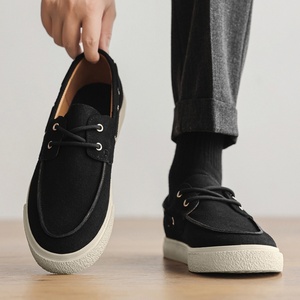 Dreamy Stark 2025 Primavera Otoño, Nuevos Mocasines Casuales de Moda para Hombre con Cordones, Estilo Británico, Zapatos de Skate con Parte Superior de PU y Suela de Goma - Product Image 3