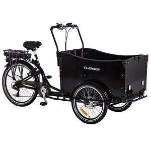 Vélo cargo électrique à trois roues à 7 vitesses, tricycle à <span class=keywords><strong>grande</strong></span> capacité, trike familial, vélo pour animaux de compagnie - Product Image 2
