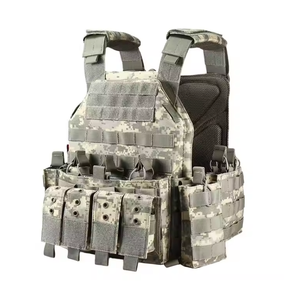 Chaleco Táctico de Camuflaje DFV05, Chaleco Táctico para Exteriores, Portaplacas de Liberación Rápida, Color Coyote, Equipo de Seguridad Ajustable, Chaleco Antibalas - Product Image 2
