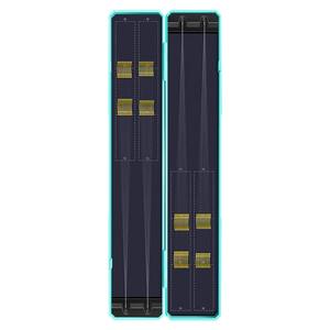 JQWXSCZXG529 Double hameçons avec manchon doré Ise Ni pour pêche en eau douce, haute résistance à la traction, anti-emmêlement, facile à nouer - Product Image 1