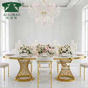 Elegant Events Furniture White Iron Metal Wedding <b>Party</b> Dining <b>Tables</b> and Chairs - Product Image 1