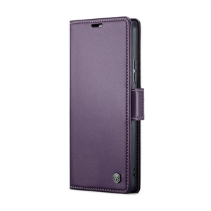 Favorito para <span class=keywords><strong>Samsung</strong></span> <span class=keywords><strong>Galaxy</strong></span> A34 5G CaseMe <span class=keywords><strong>023</strong></span> hebilla de mariposa Litchi textura RFID funda de teléfono de cuero antirrobo - Product Image 2