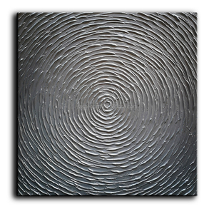 Nghệ thuật đương đại sơn dầu trên vải kết cấu kết cấu bạc màu Xám sơn hiện đại nhà văn phòng trang trí trừu tượng tường nghệ thuật - Product Image 2