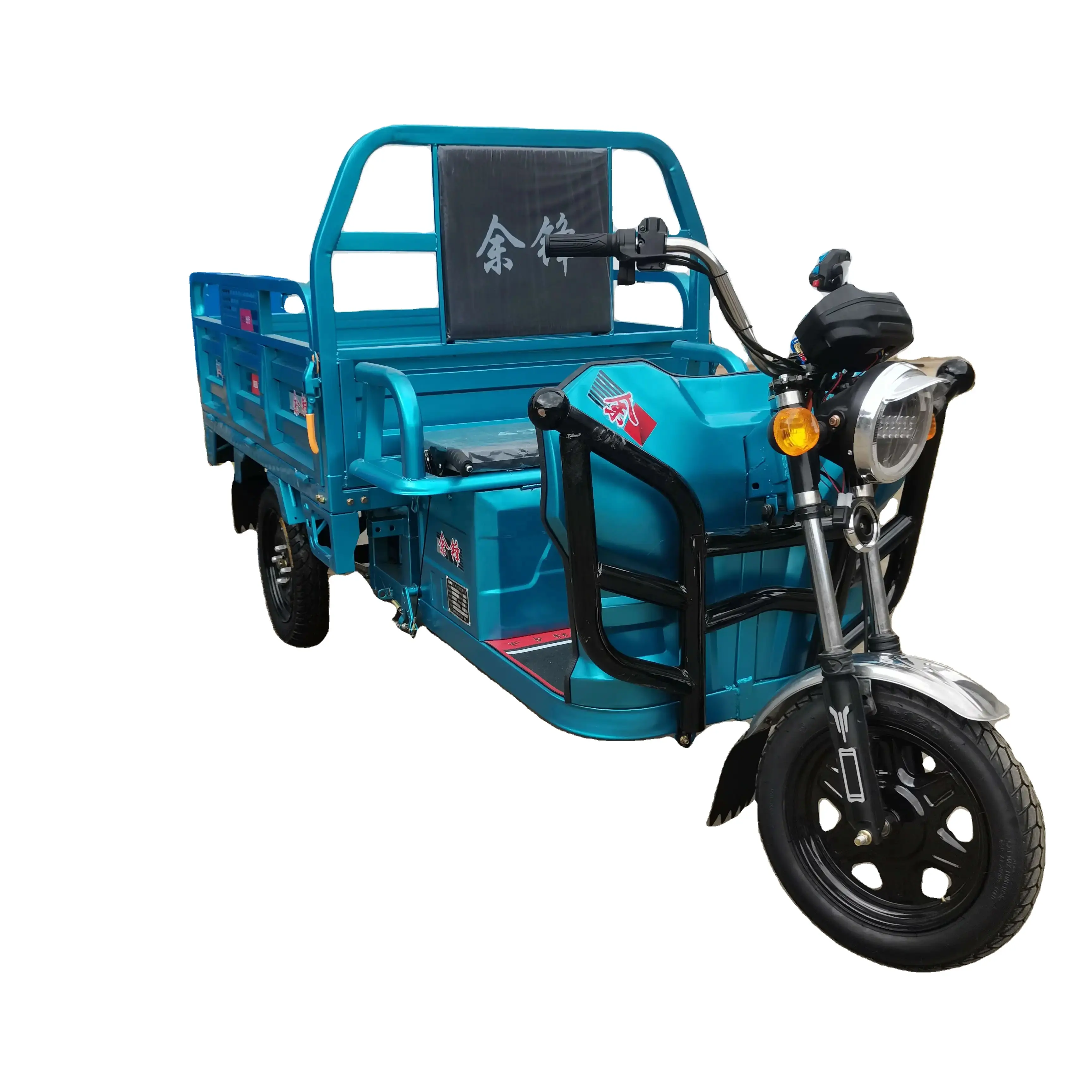 Tricycle de scooter électrique à trois roues avec un siège arrière de passager Electro-tricycle à moteur 800w