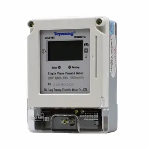 Front Board Installed Single Phase Prepaid kwh Meter Prepaid Electricity Energy meter with IC card