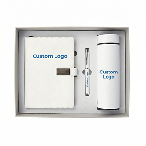 Wholesale Corporate Business Gift <b>Set</b> Custom Logo <b>Notebook</b> Pen Insulated Water Bottle with Box Packaging for Events Giveaways - Product Image 5