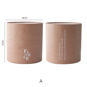 Secchio per Bouquet di Fiori Serie Vintage <span class=keywords><strong>in</strong></span> <span class=keywords><strong>Legno</strong></span> JOYWOOD, Contenitore Creativo per Composizioni Floreali per Fioristi e Forniture per Negozi di Fiori - Product Image 6