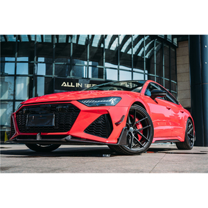 Nouveau kit carrosserie en fibre de carbone pour Audi RS7, comprenant une pelle avant, un diffuseur arrière, un aileron et d'autres pare-chocs. - Product Image 4