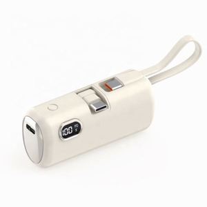 Ultra-Slim 5000Mah <b>Mini</b> Capsule PD 20W Fast Charge Wireless Li-Polymer Battery Power Bank With Phone Stand Charger - Product Image 2