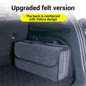 Asiento trasero de viaje plegable, accesorios para automóviles, bolsa de almacenamiento para maletero de coche de fieltro ligero y duradero, organizador multiusos - Product Image 2