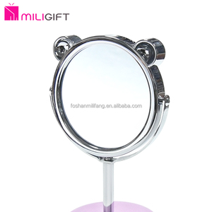 Customizable Modern Framed Mirror with Metal Frame Cosmetic Magnifying Glass