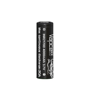 แบตเตอรี่ Mooch test VapCell Black 21700 ความจุ 4000mAh 30A ตัวเลือกที่ยอดเยี่ยมสำหรับอุปกรณ์ที่มีการควบคุม/ไม่มีการควบคุม - Product Image 1