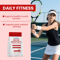 Springland OEM Créatine Monohydrate en Poudre Or 500g Complément Sportif Pré-Entraînement Créatine Monohydrate Micronisée Pure en Poudre