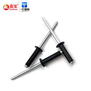 Remache ciego tipo cáscara de venta directa de fábrica M1 - M20 cabeza de cúpula abierta <span class=keywords><strong>MS</strong></span> Pop remaches mandril vástago romper pop remache ciego - Product Image 6