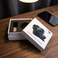 Boîte cadeau rigide personnalisée avec logo magnétique pour appareil photo et électronique grand public