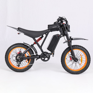 Wholesale 65km Ebike Fat Tire Electric Bike 750W 48V High Speed 20 Inch Electric Dirt Bike for Adults - Product Image 1