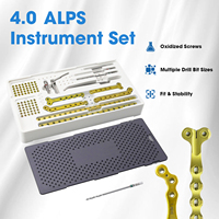 Système de plaques orthopédiques vétérinaires ALPS de 4,0 mm, kit d'instruments d'implantation pour fractures osseuses en titane pour chiens