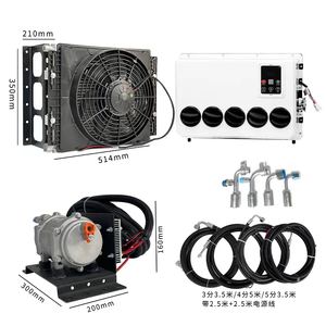 Universele 12V Auto Airconditioner Voor Graafmachine Nieuwe Verborgen Eenheden Ac Units Voor Voertuig Airconditioning - Product Image 1