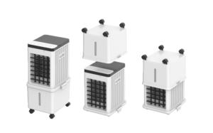 Ventilador <span class=keywords><strong>de</strong></span> <span class=keywords><strong>Aire</strong></span> <span class=keywords><strong>Acondicionado</strong></span> Portátil con Control Remoto, 3 Velocidades, <span class=keywords><strong>Silencioso</strong></span>, con Temporizador para Uso Doméstico, Dormitorio, Enfriador Pequeño Móvil - Product Image 6