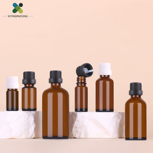 Flacon en verre pour sérum aux huiles essentielles avec bouchon à tête large pour le contrôle du débit, idéal pour les cosmétiques et soins de la peau, avec emballage extérieur. - Product Image 6