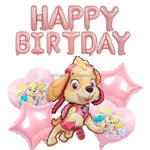 Bel pacchetto <span class=keywords><strong>di</strong></span> decorazione per feste <span class=keywords><strong>di</strong></span> compleanno a tema zampa per bambini con fumetto - Product Image 5