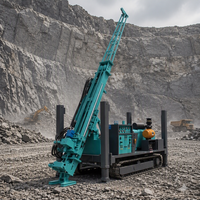 Foreuse hydraulique complète FEIDA 1000m, machine de forage rotative diesel 40-120 mm à télécommande pour l'exploitation minière
