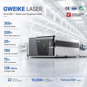 Machine de découpe laser fibre CNC haute précision 2000W AI pour le traitement de tôles d'acier au carbone, d'acier doux et d'aluminium de 0,5 à 20 mm, avec système Yaskawa Water - Product Image 1