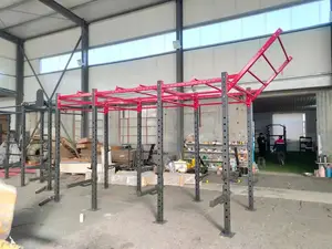 New Style Exercise Equipment Levels Of Ninja Warrior Gym Parkour Equipment