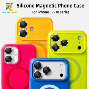 Funda Protectora de Silicona con Carga Magnética, Forro Suave Anticaídas, para <span class=keywords><strong>iPhone</strong></span> 17 18 Pro Max - Product Image 4