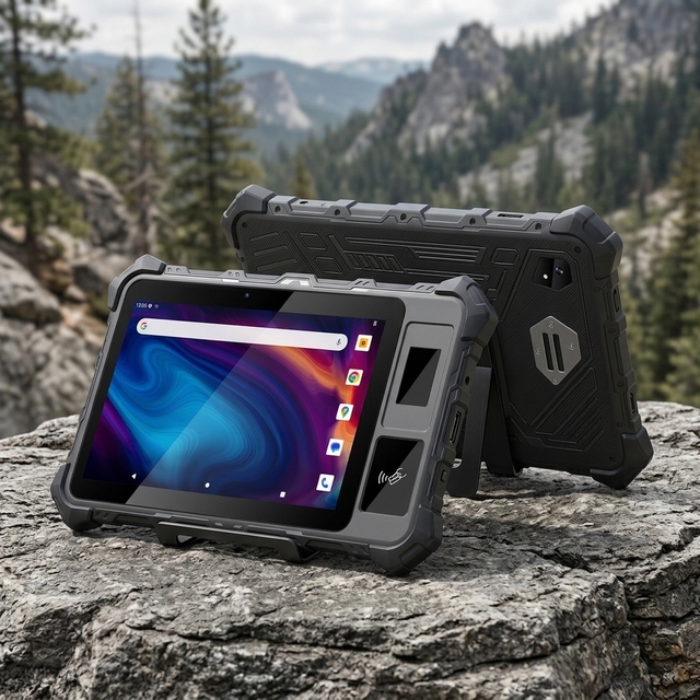 UTAB X819 8 Inch IP65 NFC Android Rugged Tablet PDA for  Smart Card or OCR Reader