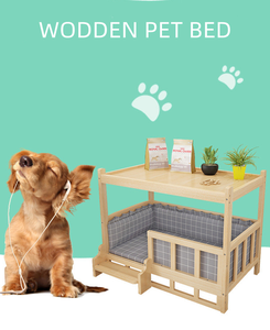 2023 חם למכירה יוקרה עמיד לסביבה ידידותית גדולה מיטת כלב עץ מלא ספה מעץ מלא חתול חתול וכלב בית מיטה - Product Image 6