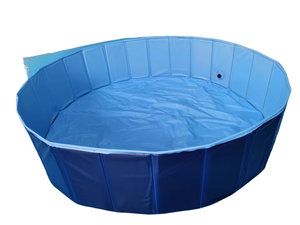 Belle conception Simple écologique baignoire piscine Portable toilettage pour animaux de compagnie <span class=keywords><strong>Spa</strong></span> pour chiens chats forme arrondie salle de bain PP PVC plastique - Product Image 3