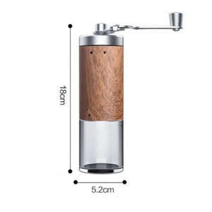 Espresso fournit un moulin <span class=keywords><strong>à</strong></span> café <span class=keywords><strong>à</strong></span> main en <span class=keywords><strong>grain</strong></span> de bois <span class=keywords><strong>avec</strong></span> fraise conique réglable en céramique moulin <span class=keywords><strong>à</strong></span> café en gros d'usine - Product Image 5