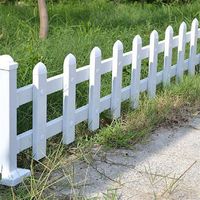 Poste de valla de plástico artificial para jardín, económico, blanco, para niños