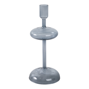 Portacandele Moderno in Vetro, Design a Disco Sferico, Candelabro per Candele Affusolate, Decorazione da Tavolo - Product Image 3