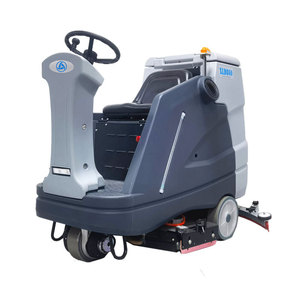 Fregadora de pisos industrial XLD860 con doble cepillo y tanque de 160L para limpieza de fábricas, talleres y centros comerciales - Product Image 3