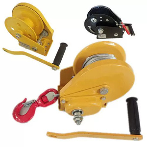 Petit treuil portable, palan de traction avec frein, treuil à câble en acier - Product Image 2