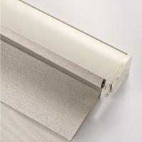 MEIERNAI Usine Fenêtre Smart Automatique Roller Shade Ready-Made Blackout Double Zebra Stores Étanche Plaine Opaque Électrique