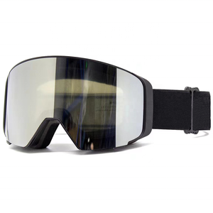 2023 mujeres hombres Snowboard deportes Googles Oem logotipo personalizado Otg Retro Anti niebla tapa gafas de nieve gafas de esquí magnéticas - Product Image 5