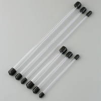 Bouteilles et tubes d'emballage en plastique transparent en PVC et PC pour emballages transparents